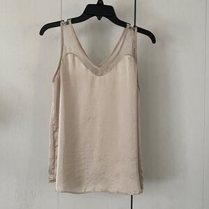 Maurices Lace Trim Cream Camisole Top